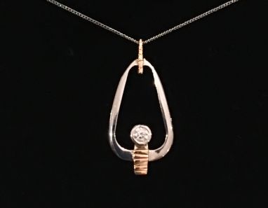 Remodelling of scrap jewellery to pendant